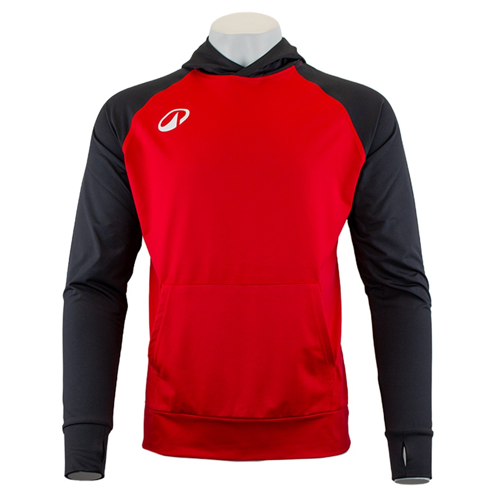 Elite Hoodie - Red/Charcoal