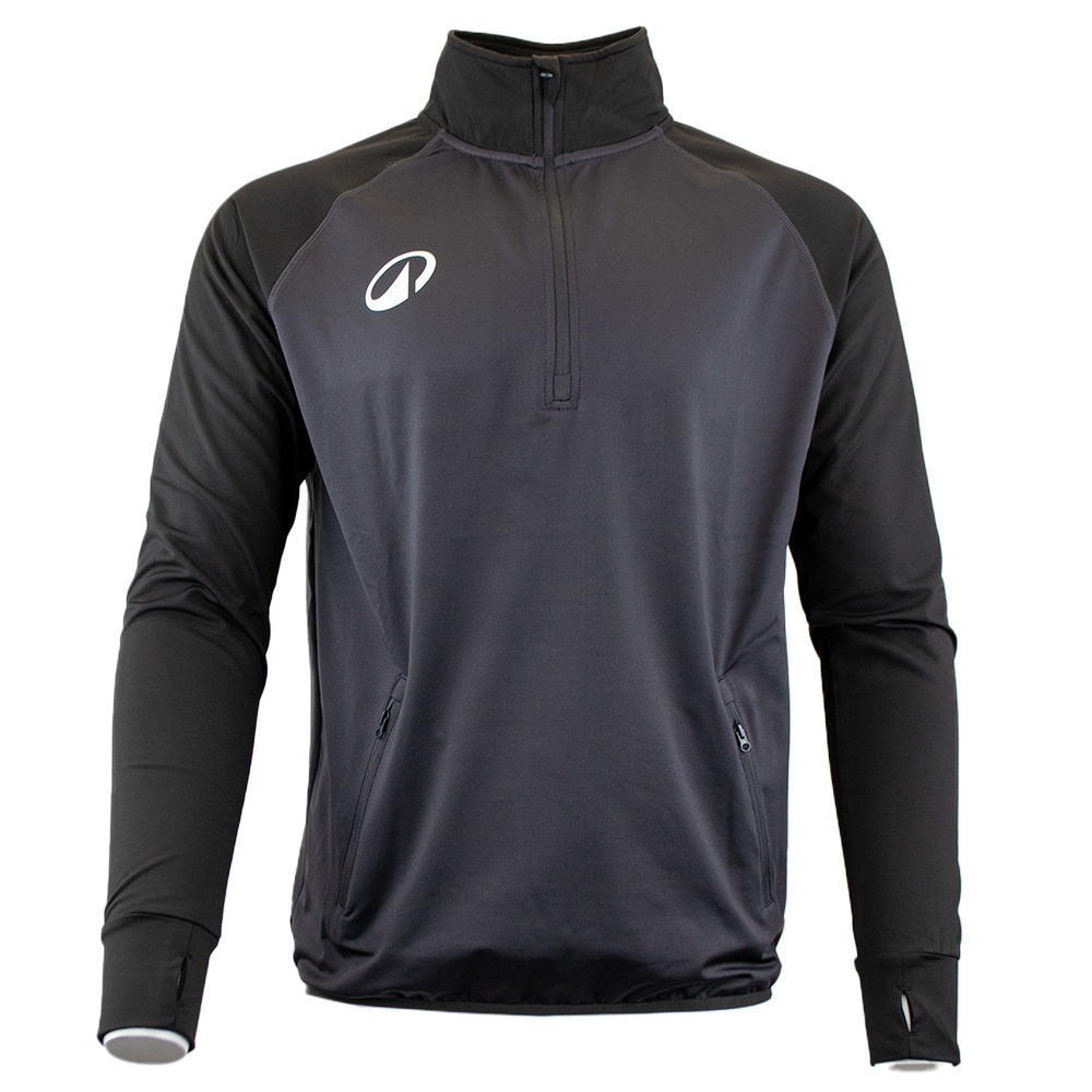 Elite Quarter Zip - Charcoal/Black